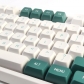 Dark Green White 104+45 CSA Profile PBT Doubleshot Keycap Set Cherry MX Mechanical Gaming Keyboard